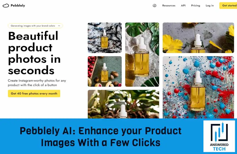 Pebblely AI: Enhance your Product Images With a Few Clicks