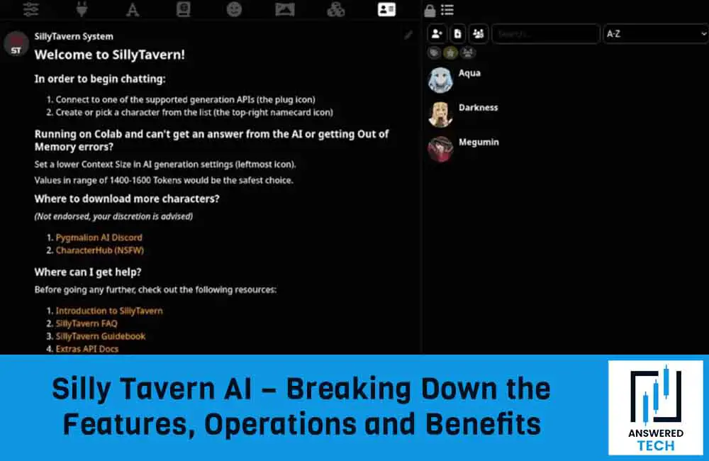 Silly Tavern AI – Breaking Down the Features, Operations and Benefits